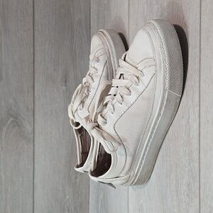 Allsaints Women Leather Platform Sneakers Shoes sz 39/9